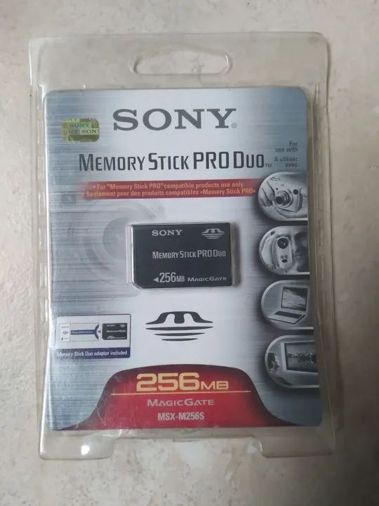 Cartão de Memória Sony Memory Stick Pro Duo 256MB - Foto 5