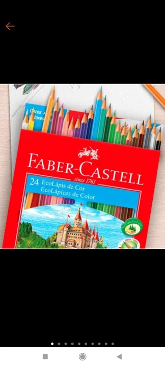 Lápis de cor Faber Castel . Leia a descrição