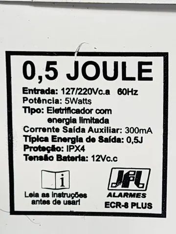 Central cerca elétrica ECR-8 Plus JFL Alarmes - Foto 2