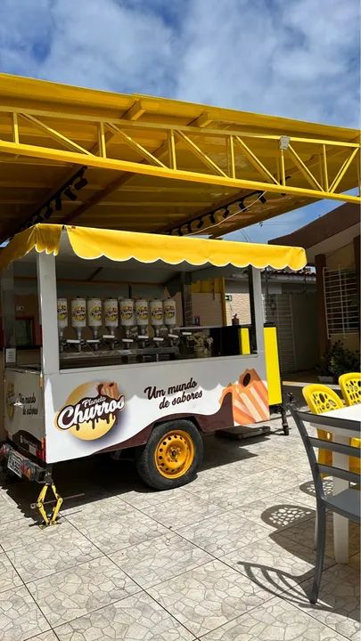 Carro de Lanches adaptável para salgados