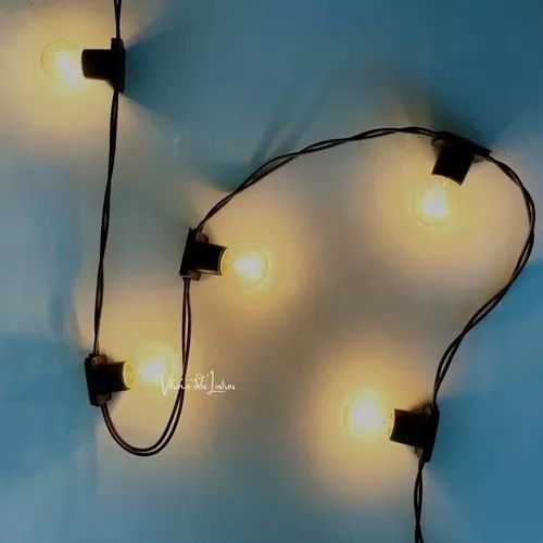 Varal De Luzes 20 Mts Com 20 Lâmpadas Inclusas - Foto 3