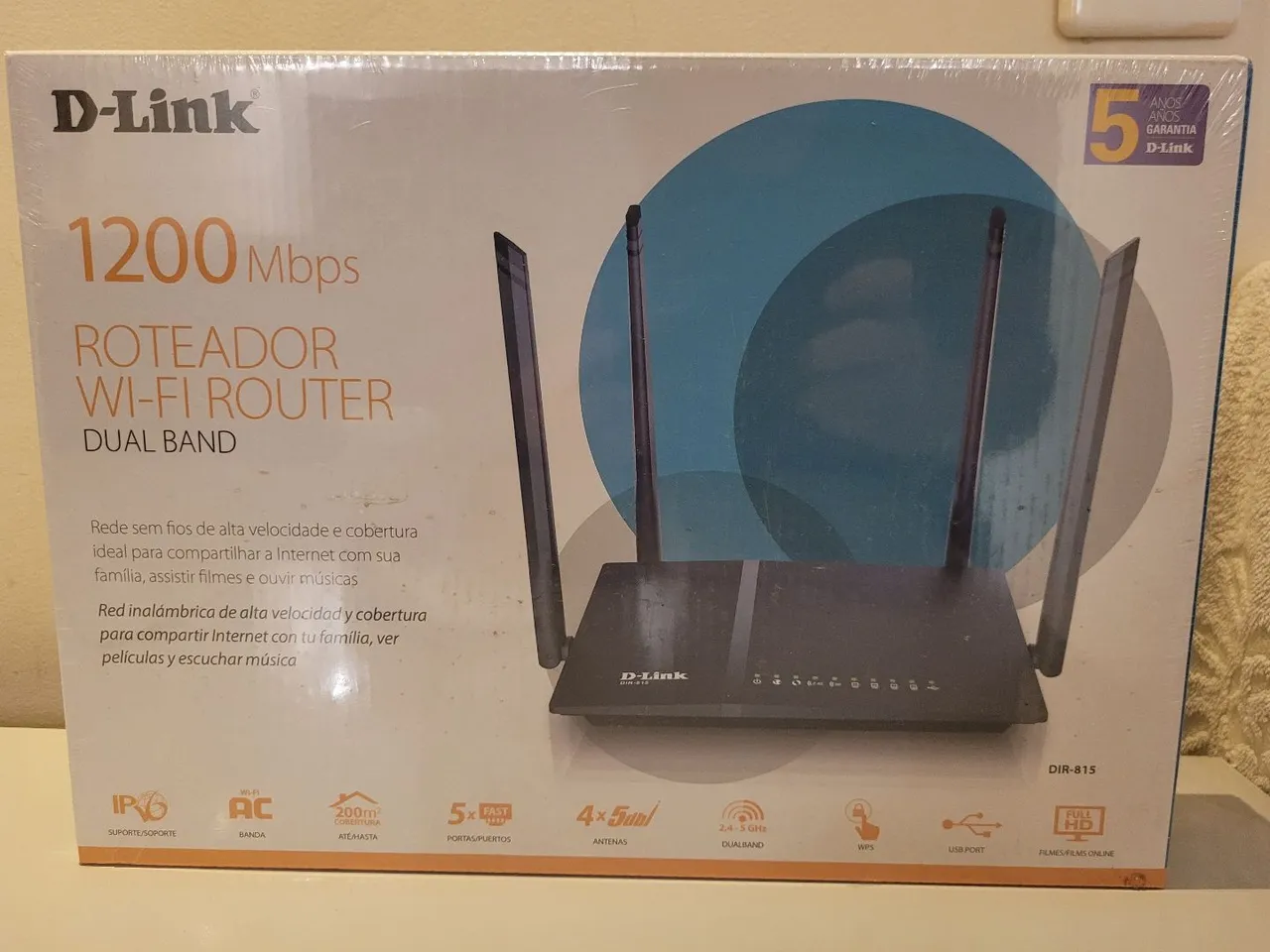 Roteador dlink dir815