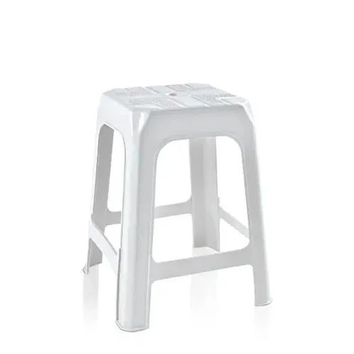 Banqueta Banco Branco Bbrpm Arqplast