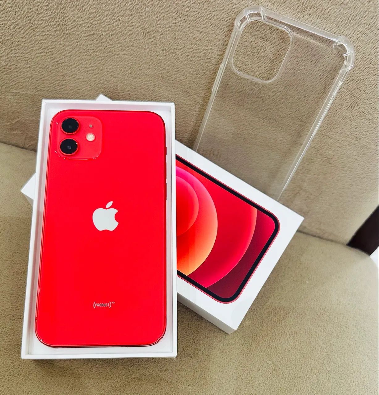 IPHONE 12 256GB VERMELHO IMPECÁVEL O APARELHO COMPLETO CAIIXA