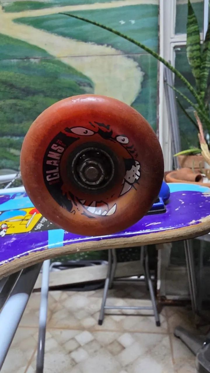 skate longboard + capacete - Foto 4