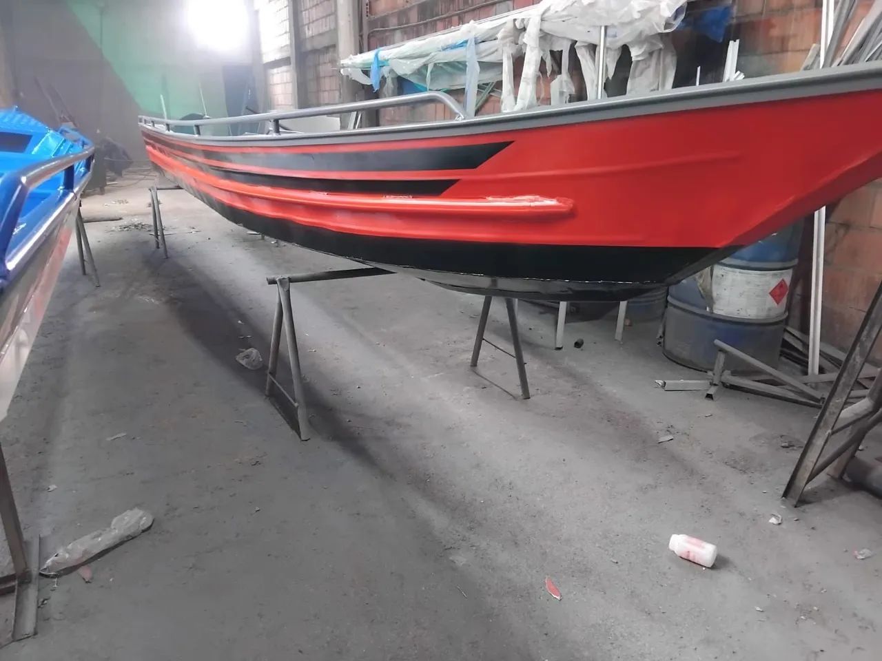 Canoa de Alumínio, 4,5,6,7 e 8 Metros\ Fabricamos todos os modelos  - Foto 8