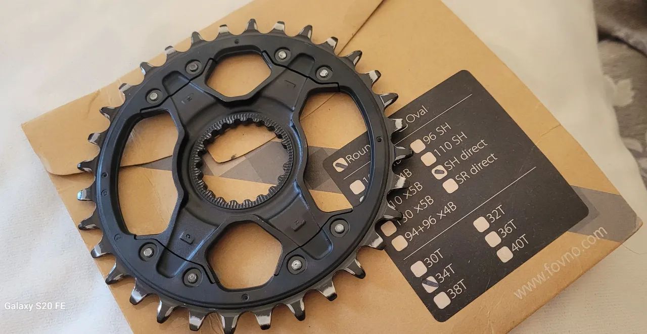 Coroa Shimano DIRECT M6100 32 Dentes - Foto 4