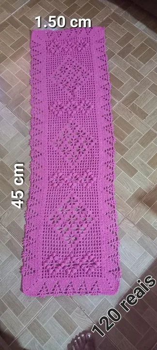 Jogo de Tapetes Crochê  - Foto 4