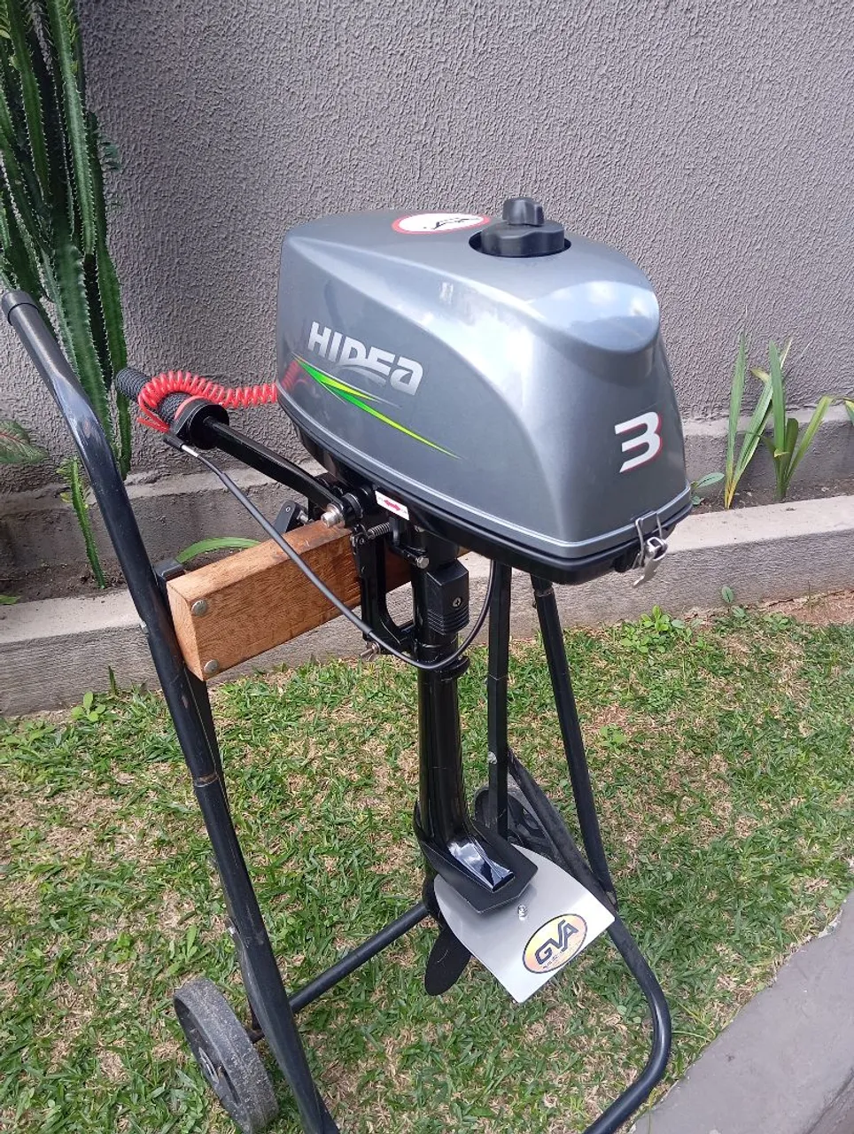 Motor de Popa Hidea 3HP, Novo, Nota Fiscal e Manual.