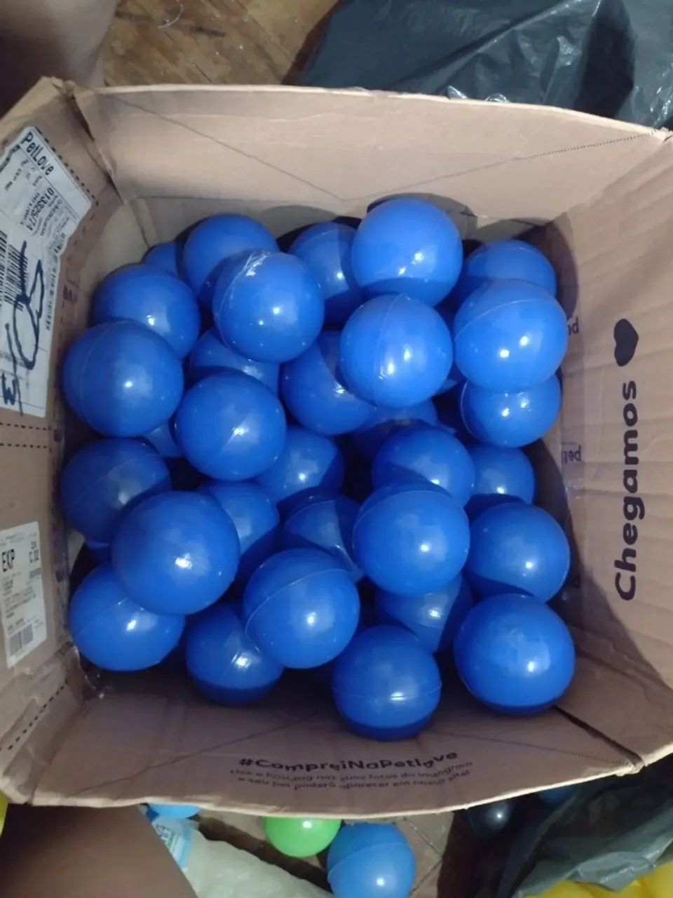 BOLINHA DE PISCINA AZUL 60