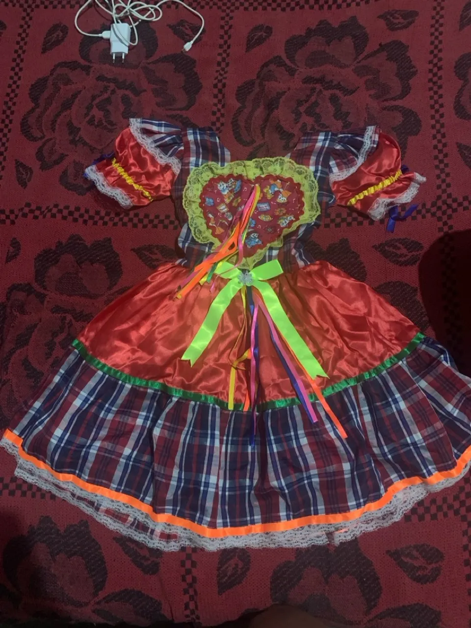 Vestido Infantil Festa Junina Temático