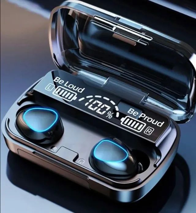 Fone de Ouvido sem Fio Acompanha case carregável, carregamento rápido!