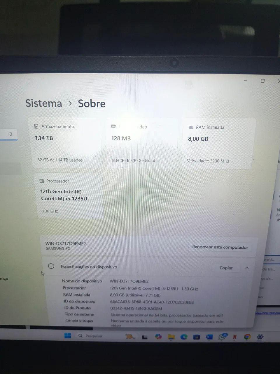Galaxy book 2 Core 5 8GB 1 terabyte - Foto 2