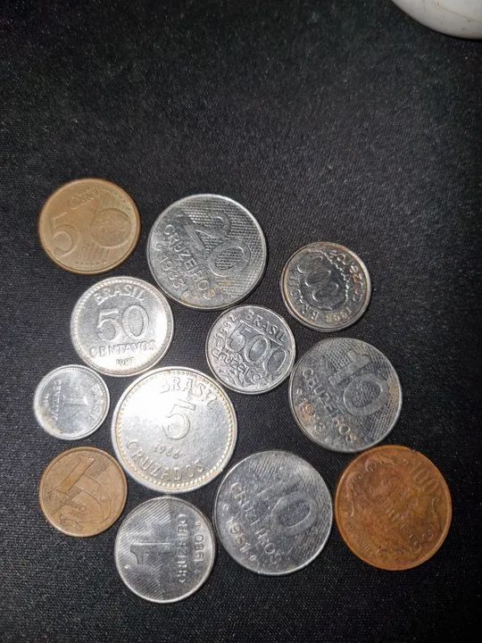 Moedas antigas brasileiras e outras
