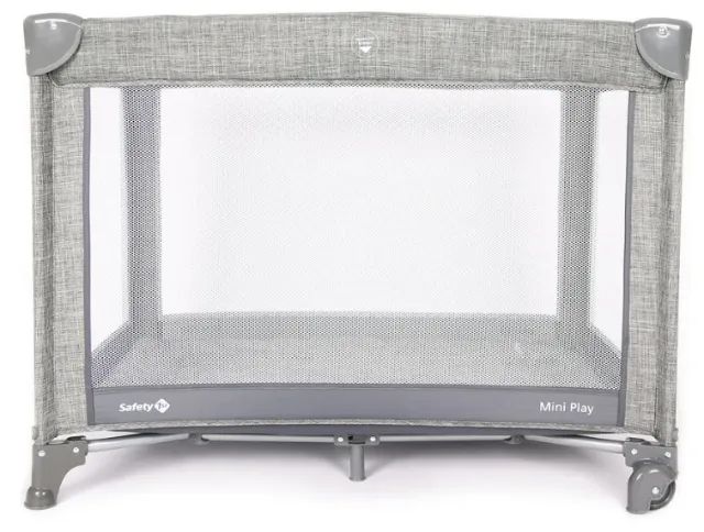 Safety 1st, Berço Portátil Mini Play, Grey Denim - Foto 4