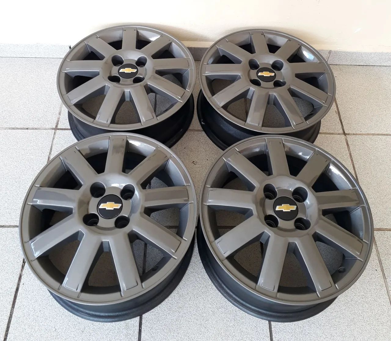 Jogo de rodas aro 15 Chevrolet original  - Foto 4