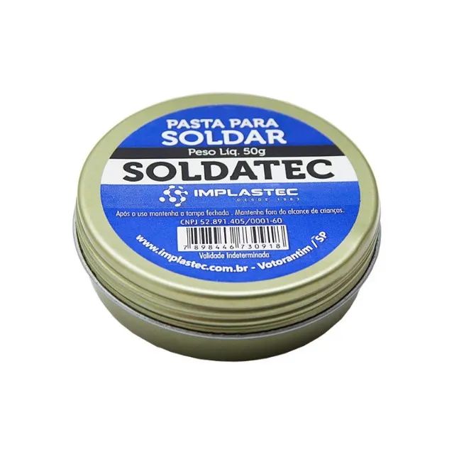Pasta de Solda Soldatec 50g Implastec