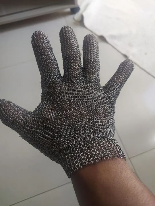Luva de segurança em malha de aço - Foto 2