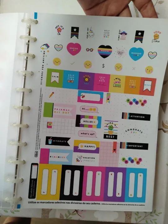 Caderno de disco Tilibra 10 matéria 160 folhas. - Foto 5