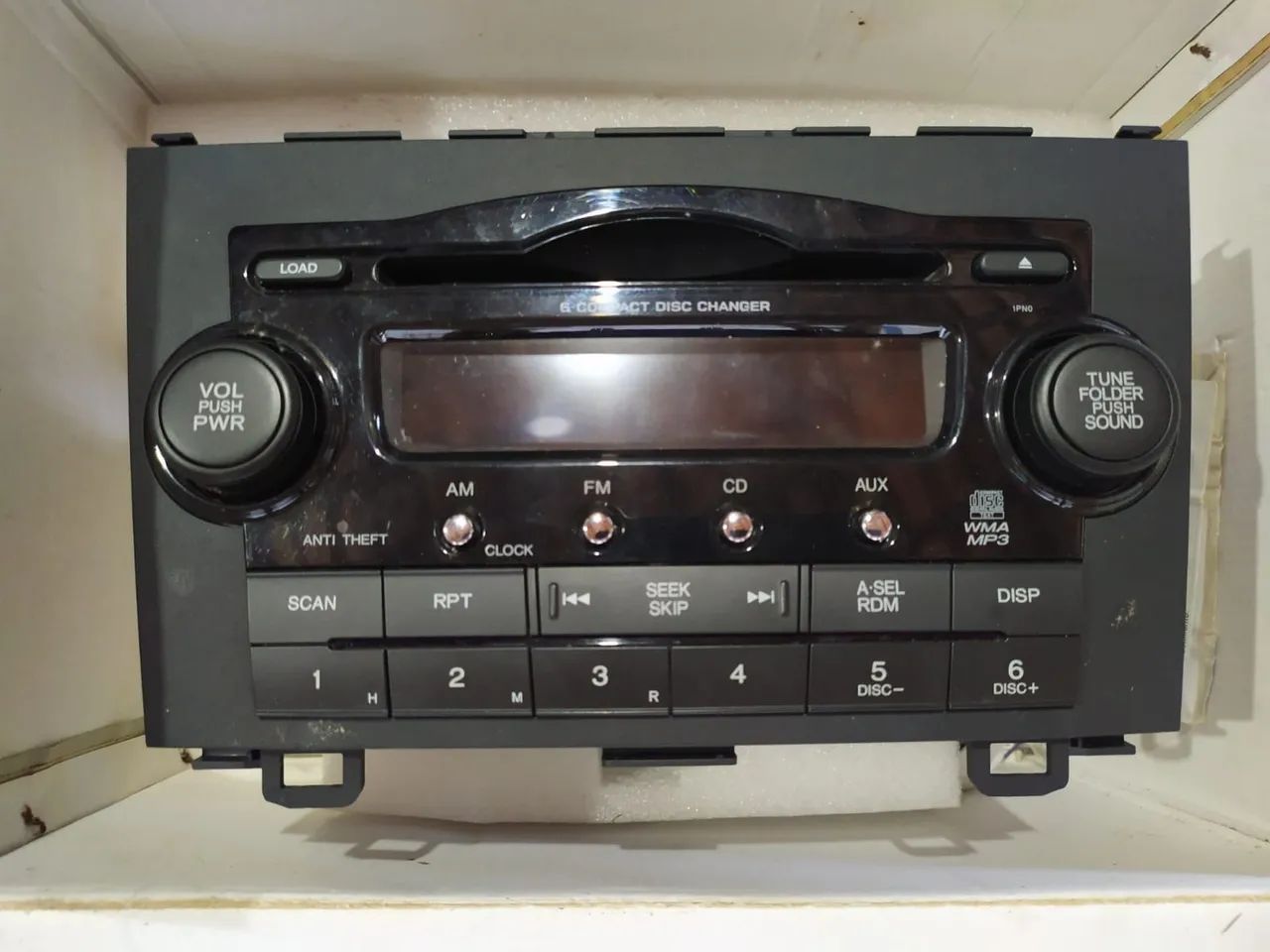 CD player Honda Original CRV 2007-2011 com Code 