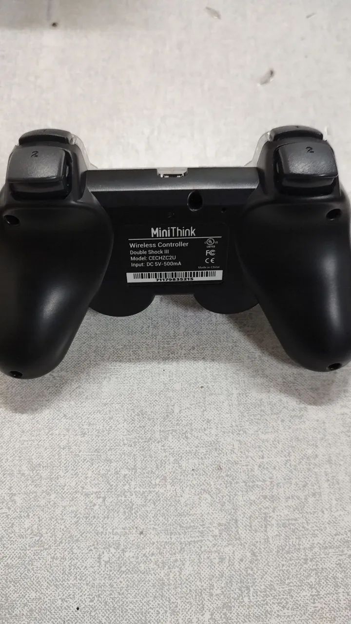 CONTROLE DUALCHOK PS3 QUALIDADE ORIGINAL. - Foto 2