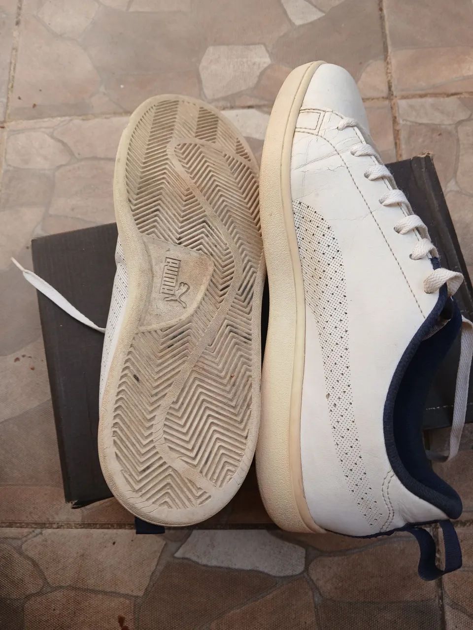 Tênis PUMA branco original  N.41( R$70,00) - Foto 4