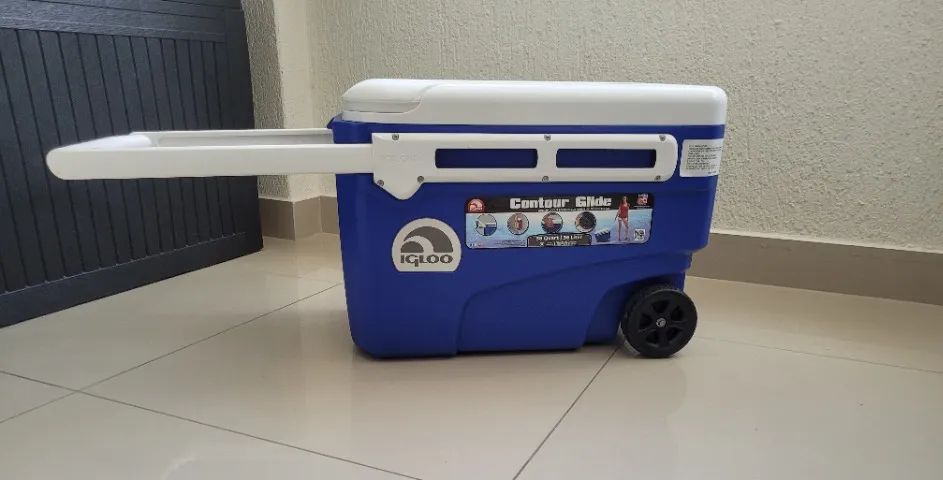 Caixa Térmica Contour Glide 36 Litros Azul - Igloo