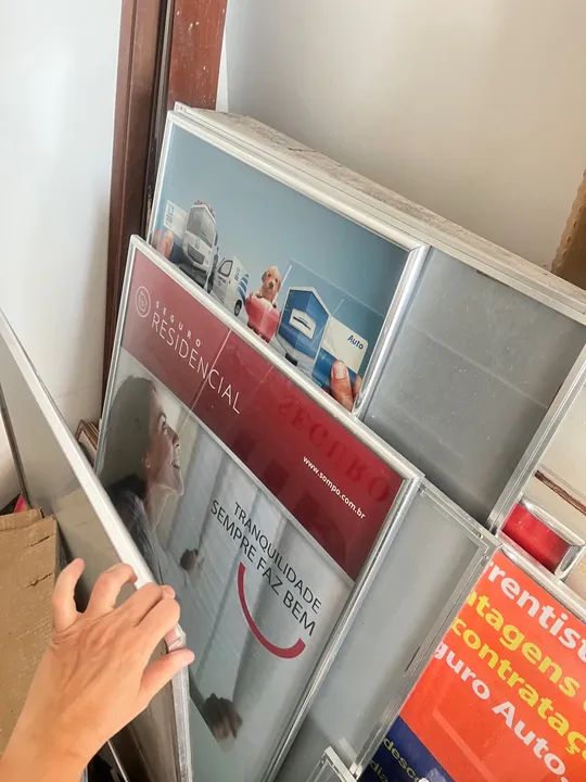 Quadros em vidro com moldura  - Foto 4