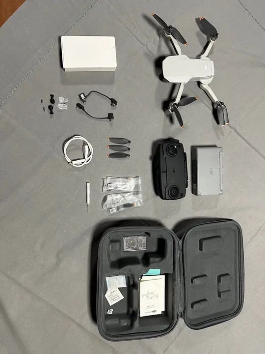 Drone DJI Mini 2 SE + Kit Fly More (3 baterias) - Compacto e Potente, Ótimo Estado! - Foto 6