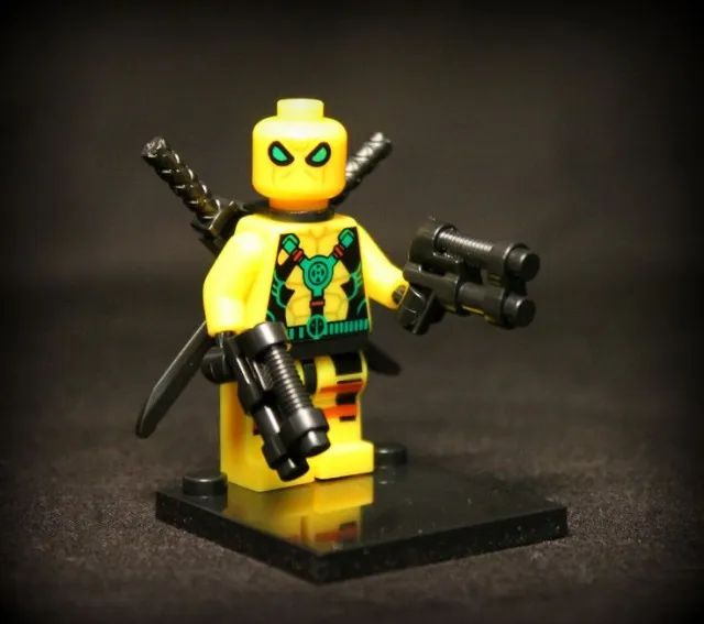 Minifigure Deadpool mercenário Marvel compatível com Lego434735861046988801