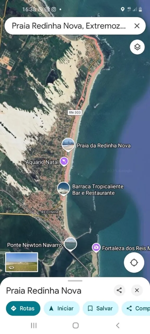 Vendo 2 terrenos na praia da redinha nova