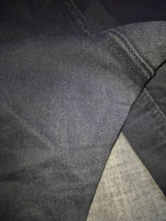 Calça Jeans Preta - Tamanho 52 - Foto 3