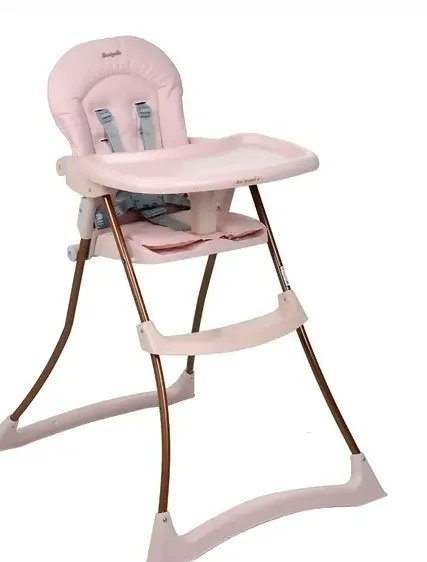 Cadeira de Bebê para Alimentação Bon Appetit + Burigotto Mon Amour Rosa