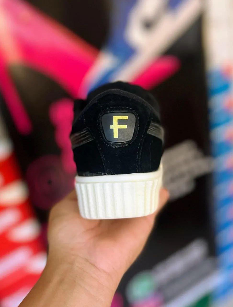 Tênis Puma Preto Feminino - Foto 5