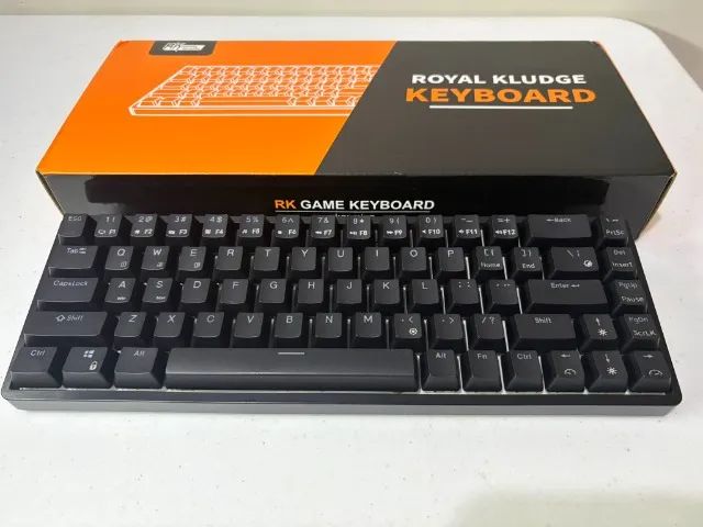 Teclado Sem Fio Royal Kludge RK G68 RGB - Foto 3