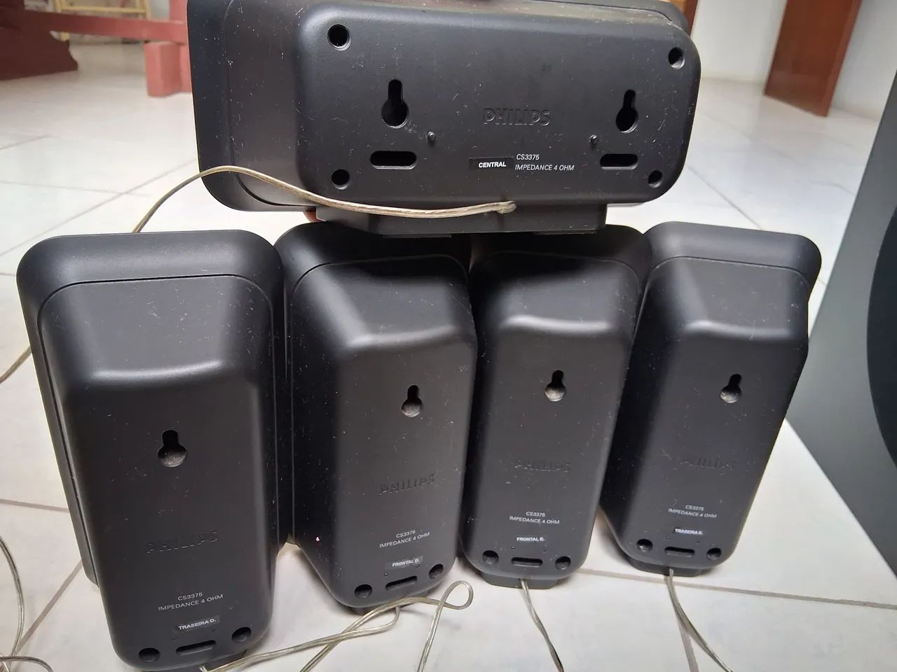 CONJUNTO CAIXAS DE SOM HOME THEATHER PHILIPS  - Foto 3