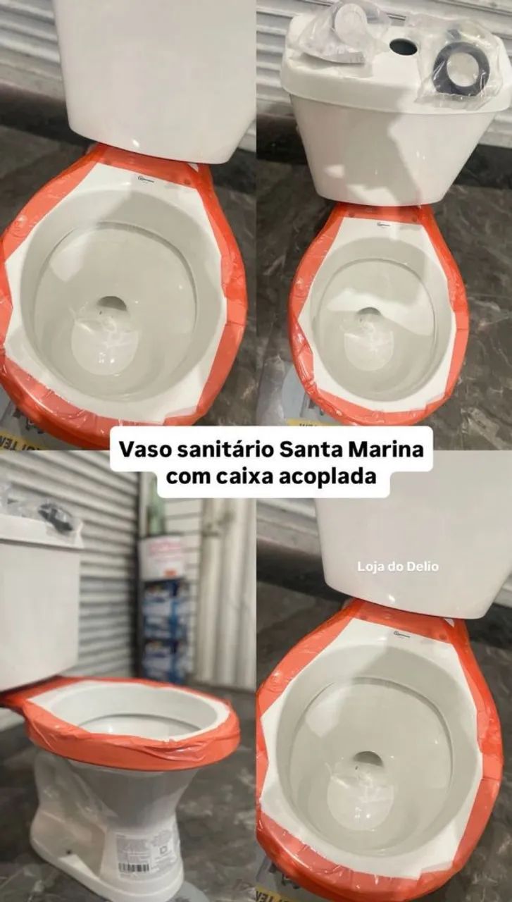 Vaso sanitário c/ caixa acoplada santa Marina/ entregamos - a partir de 365,0000 - Foto 5