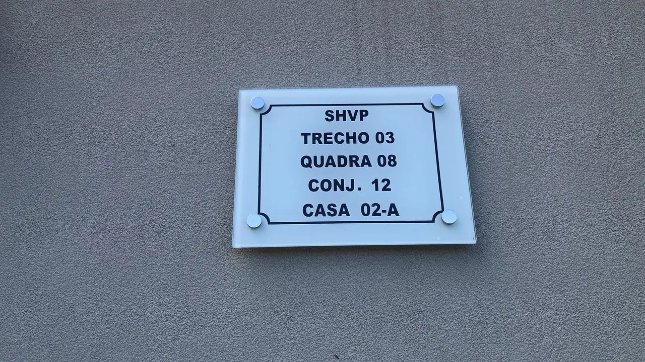 Placas de endereço personalizada