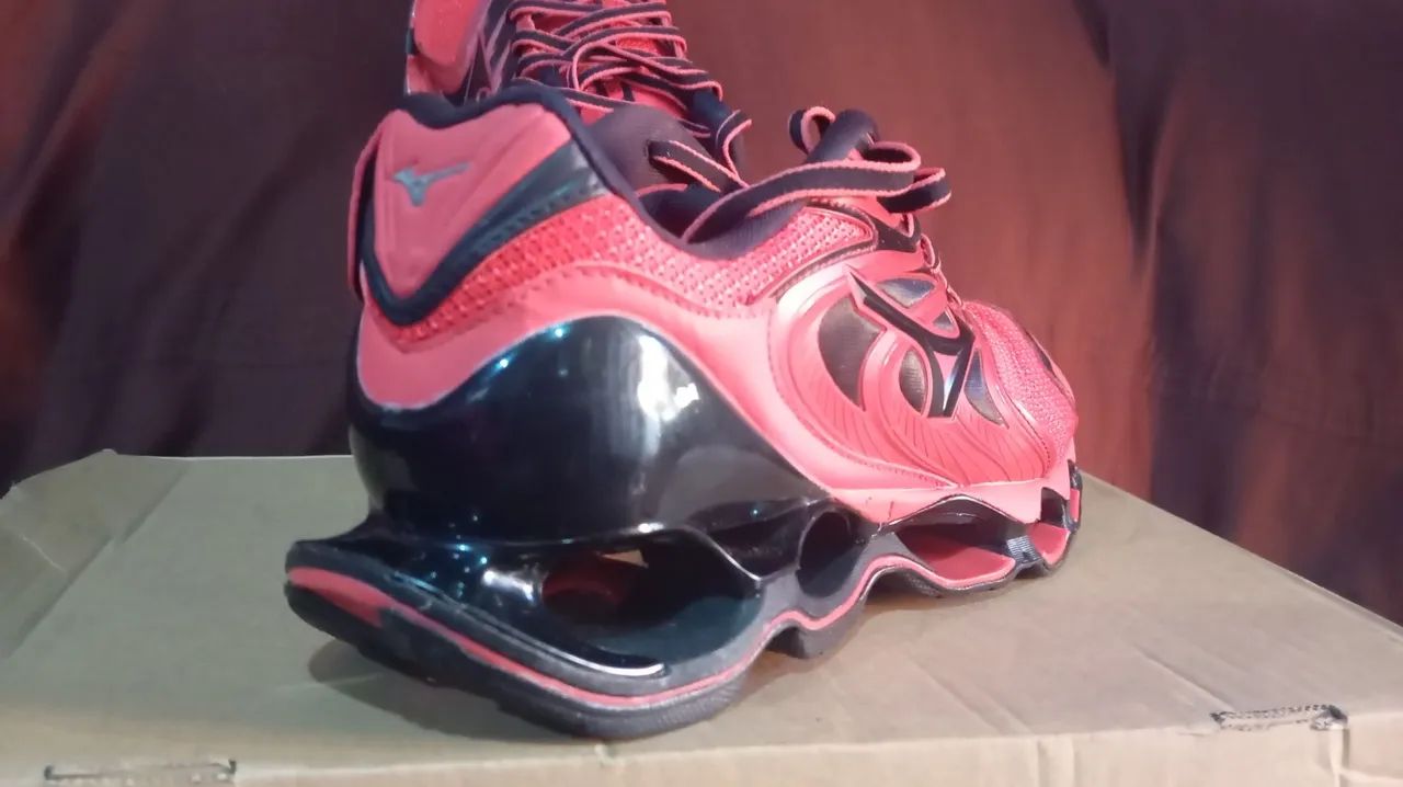Tênis Mizuno Wave Prophecy 12 - Vermelho - Foto 4