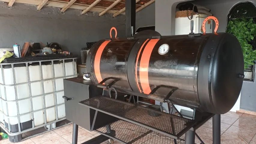 Pit Smoker Reverse Flow - Foto 2