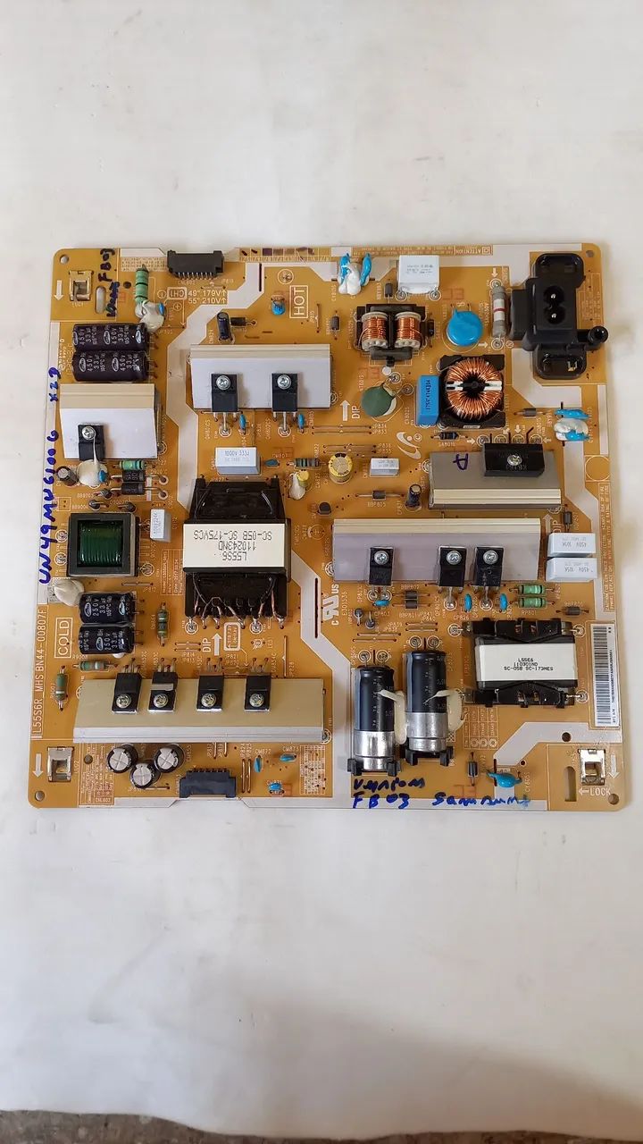 Placa Fonte TV Samsung UN49MU6100g