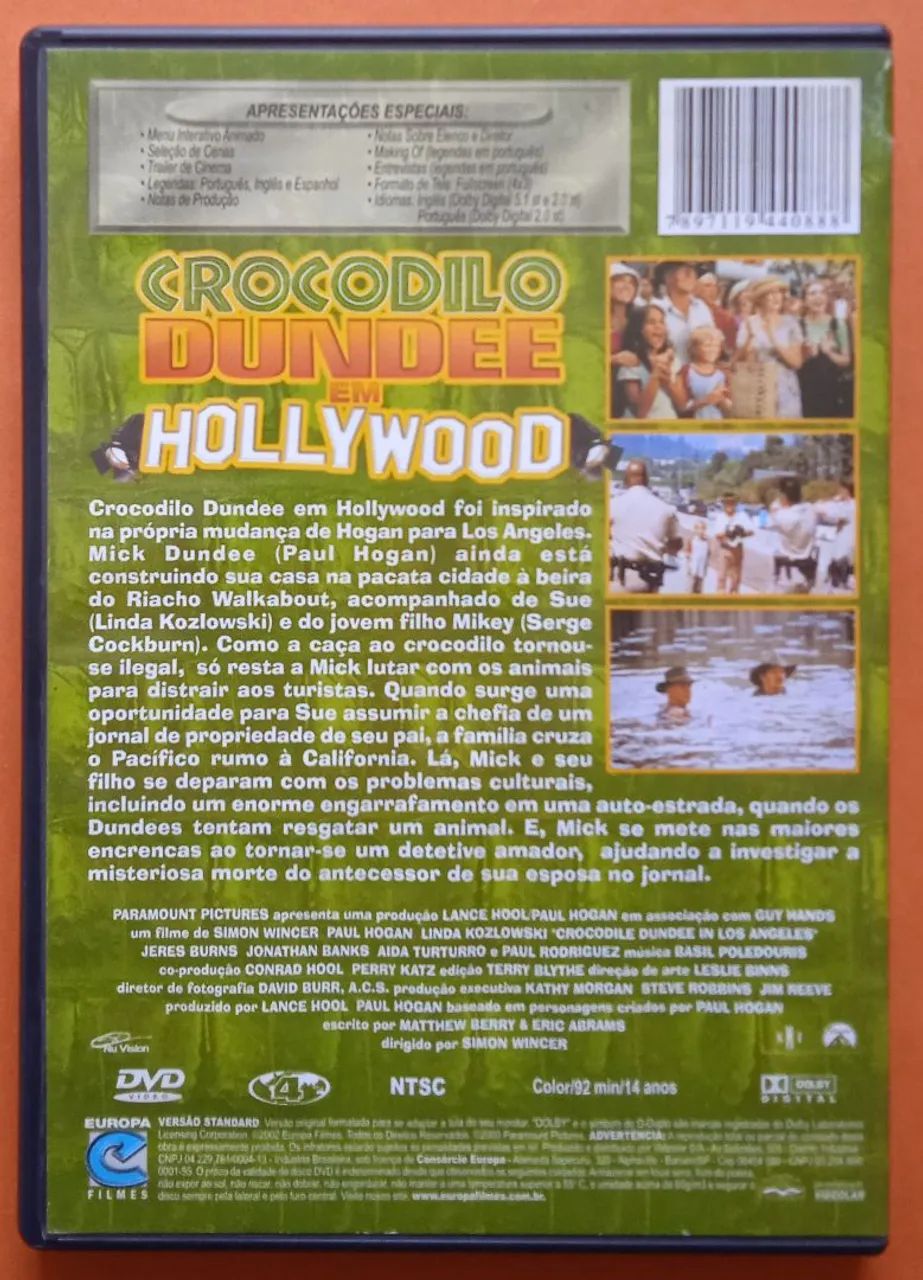 DVD - Crocodilo Dundee em Hollywood - Foto 2