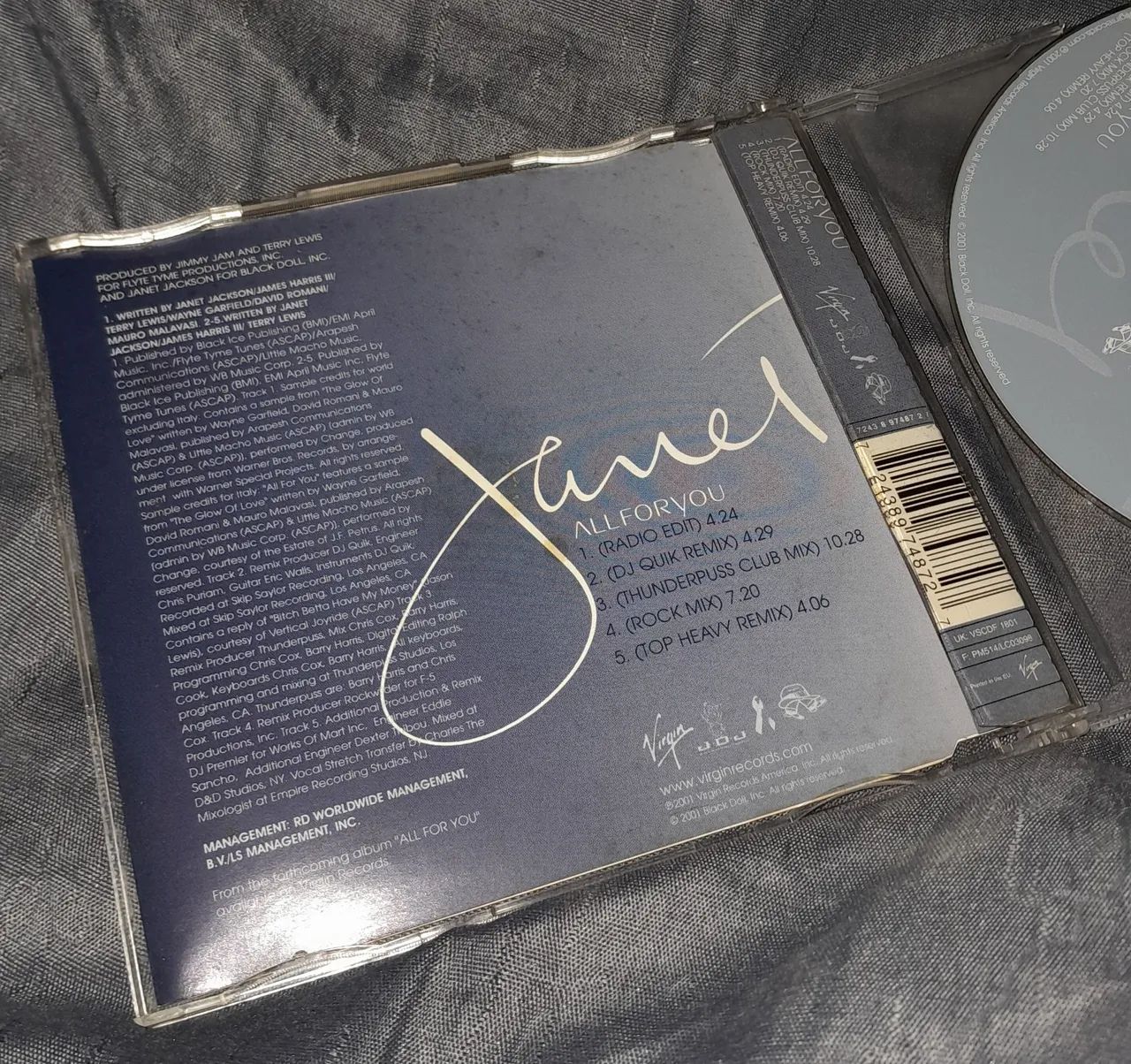 CD single janet all for you - Foto 2