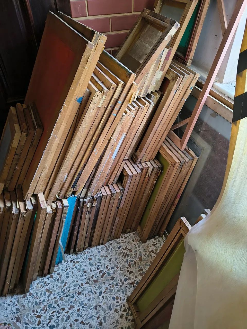 Telas e Molduras de serigrafia - Diversas cores e tamanhos