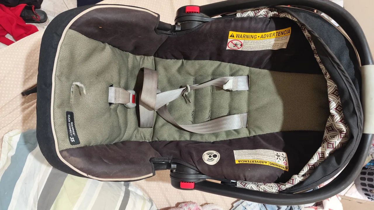 Carrinho de Bebê e bebê conforto- Marca GRACO - Foto 4