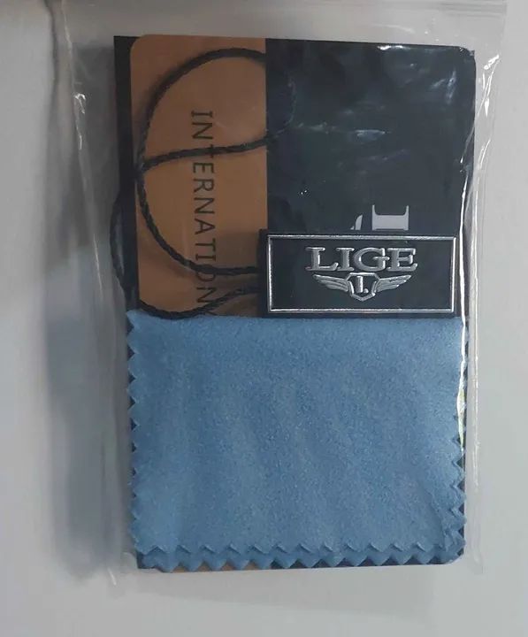 Relógio Masculino Lige Azul - Elegância e Sofisticação - Foto 5