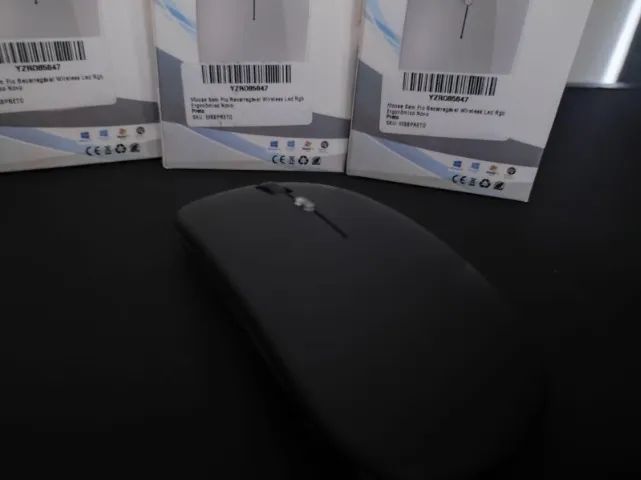 Mouse sem fio recarregável - Novo - Foto 2