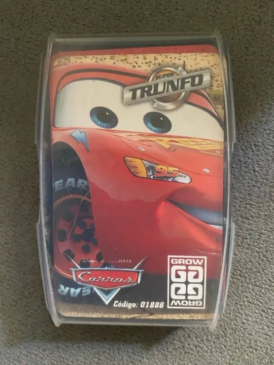 Jogo de Cartas Carros - Super Trunfo - Grow