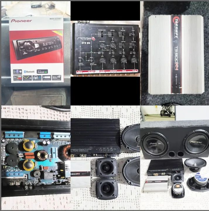 Vendo som automotivo completo mas informações * 