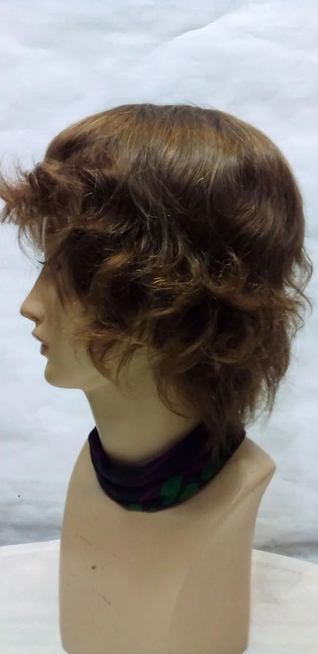 Peruca natural de cabelo humano  - Foto 4